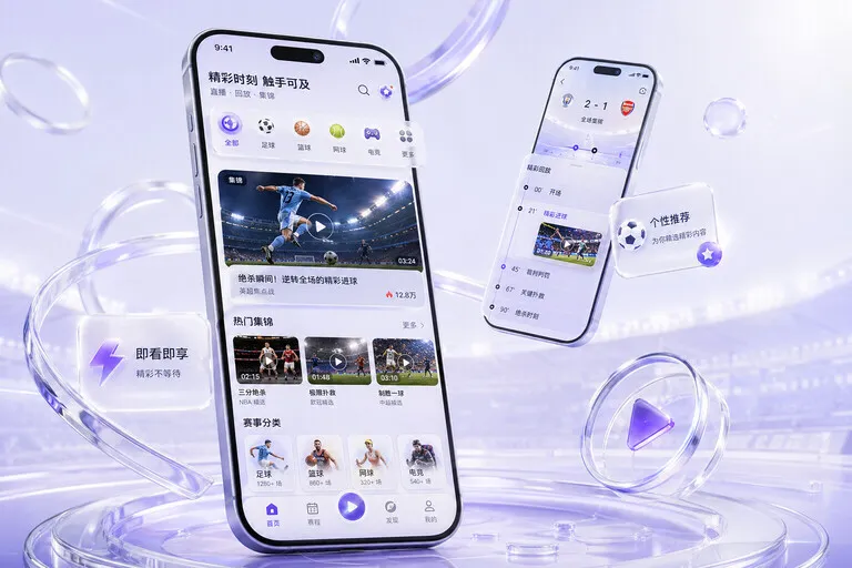 NG体育 海报式引导 · App使用入口 · 外出查赛更方便界面展示